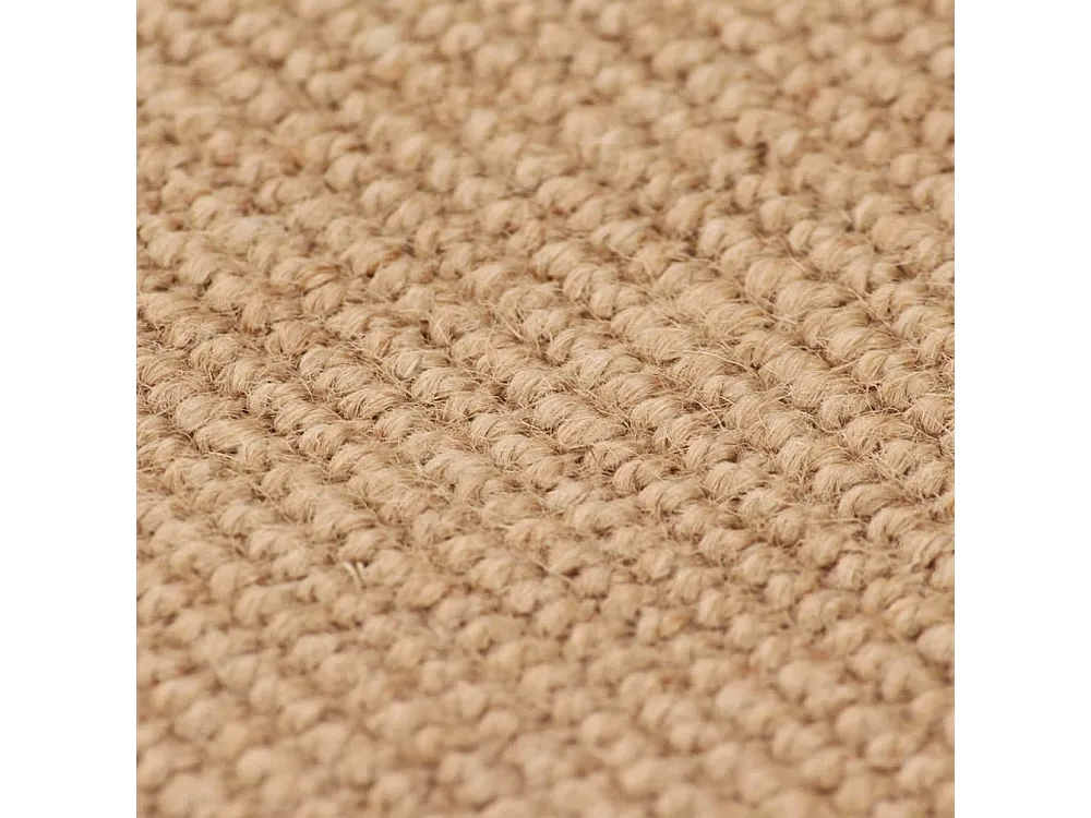 Tapete de divisão em juta com apoio de látex 140x200 cm espontâneo
