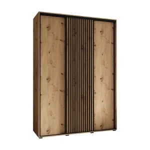 Armário LANKO 1 com portas de correr 235,2/170/60 3 puertas (artisan/artisan)