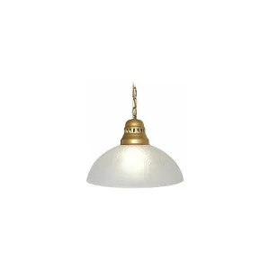 Suspensão TOSEL CARLOT 3 vidro cúpula cetim D40 x H70 cm