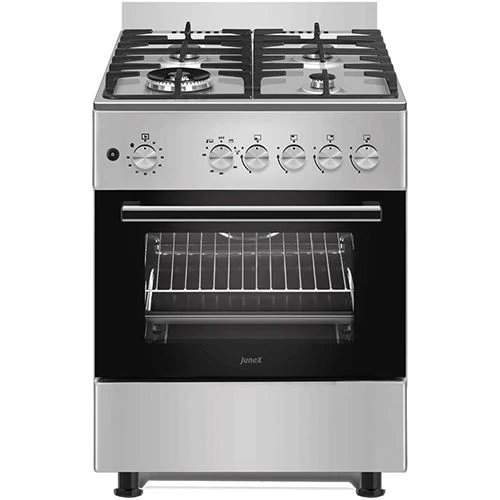 Fogão Gás Espontâneo Junex RL 777 X | 60 cm | 4 Bocas | | Inox