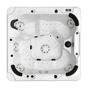 Spa 6 lugares sistema Balboa branco 128 jatos C220 x L220 x A97 cm - COMINO