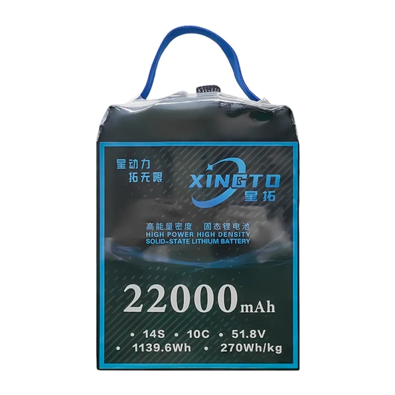 Rolamento de Roda Bateria XINGTO 51.8V 14S 22000mah 10C Lipo - Bateria de lítio semi-sólida de alta densidade para drone UAV