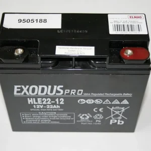 Bateria ELMAG de 12 volts 'EXODUS' para START TRUCK 5000/2500 (2200/4400) (2x) e START BOOSTER 2500 (2200) (1x), 9505188
