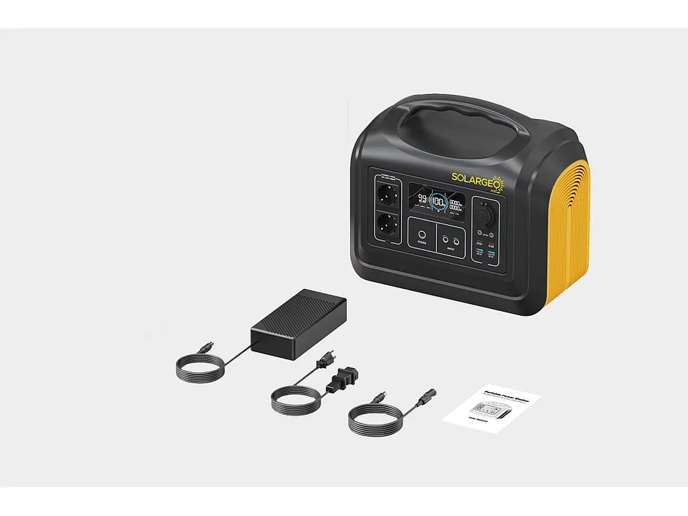 Bateria elétrica portátil 1800 W, capacidade 1488 Wh - ELECFULL