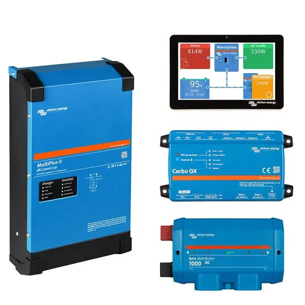 Kit de backup Offgridtec Bateria Pylontech LiFePo4 de 9,6 kWh - Inversor Victron MultiPlus II 48/3000 monofásico, 4-01-013...