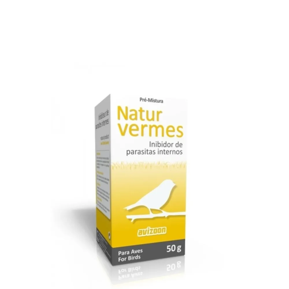 NaturVermes 50g - Inibidor de parasitas internos Elimina Manchas e Odores