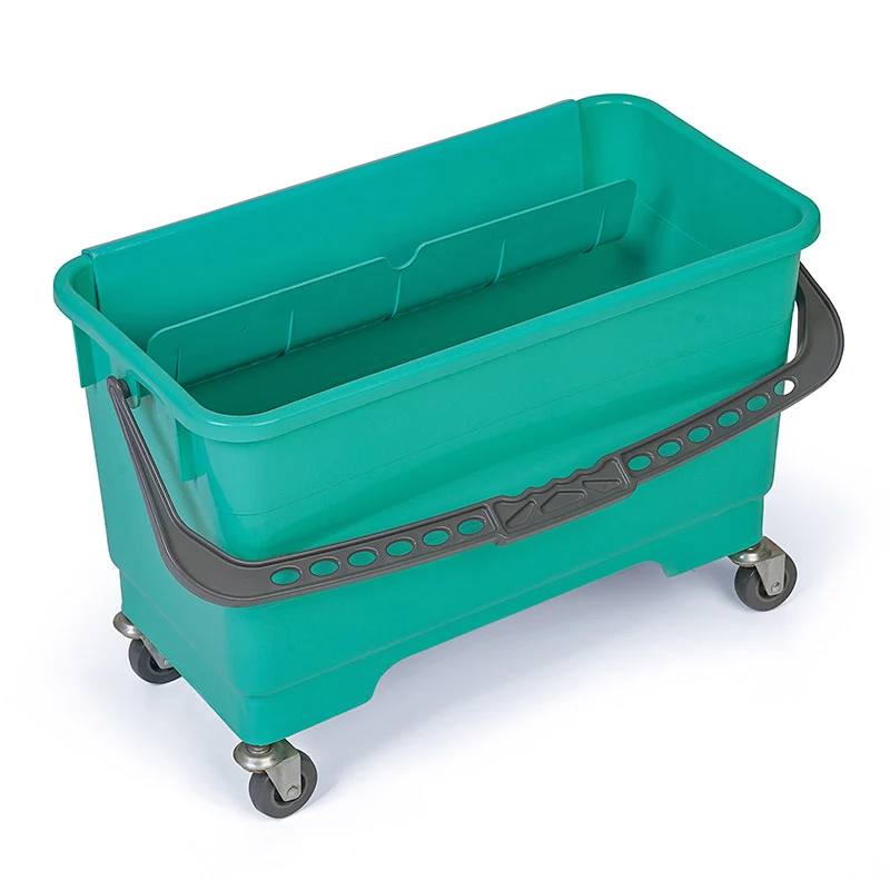 Desengordurante Transparente Balde Limpa Vidros com Rodas - 20 Litros