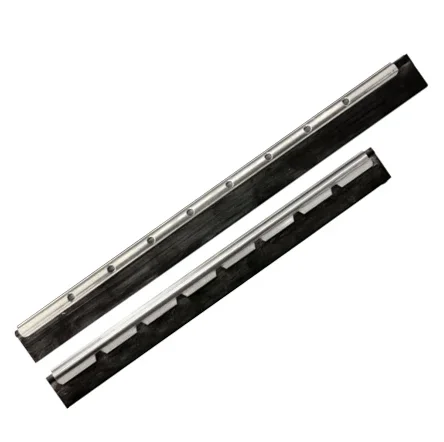 Guia em Inox com Borracha para Rodo Limpa Vidros PULEX 35|45cm Borrife e Passe