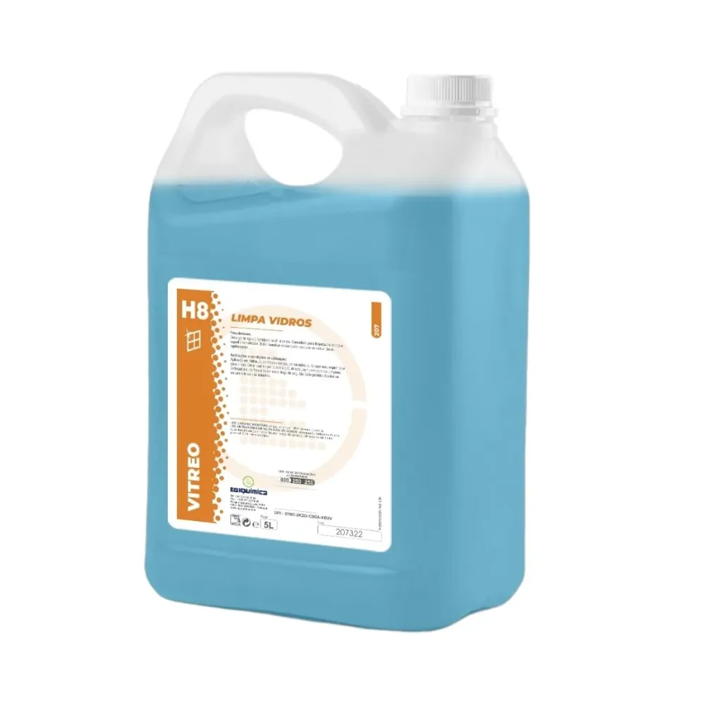 Tratamento Nano Egiquímica H8 Vitreo – Detergente limpa vidros e superfícies vidradas de secagem rápida