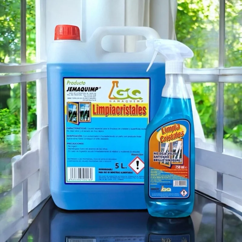 Tratamento Nano JEMAQUIMP Limpa-Vidros – Líquido Azul que Não Deixa Vestígios