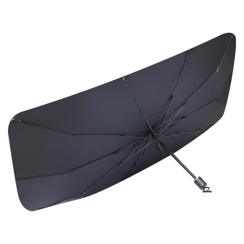 Faixa de Proteção Parasol Dobrável para Carro - Formato Guarda-Chuva