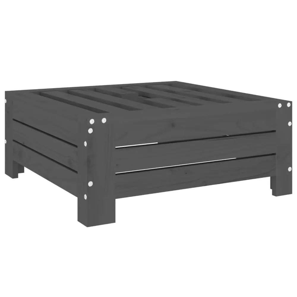Cobertura para base de guarda-sol madeira de pinho maciç cinza