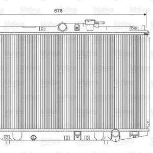 Radiador de Arrefecimento VALEO 734716 para Honda Accord