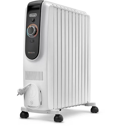 Radiador do Motor Radiador Óleo Delonghi TRD51025 | 2500 W | 10 Elementos | Preto e Branco