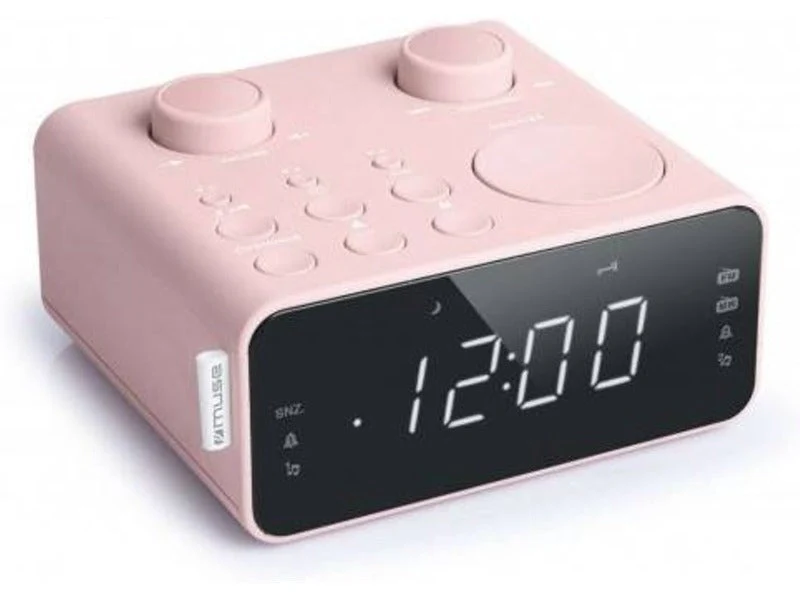 Rádio Despertador Muse M-17 CPK Rosa - Instalação Fácil