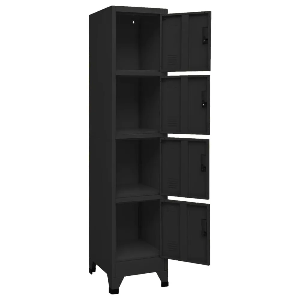 Cacifo 38x45x180 cm ço preto com Material Resistente UV
