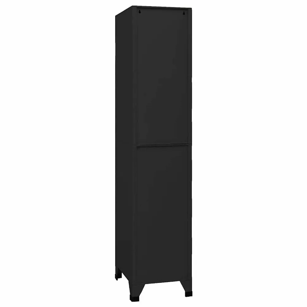 Resistente Impactos Cacifo 38x45x180 cm ço preto