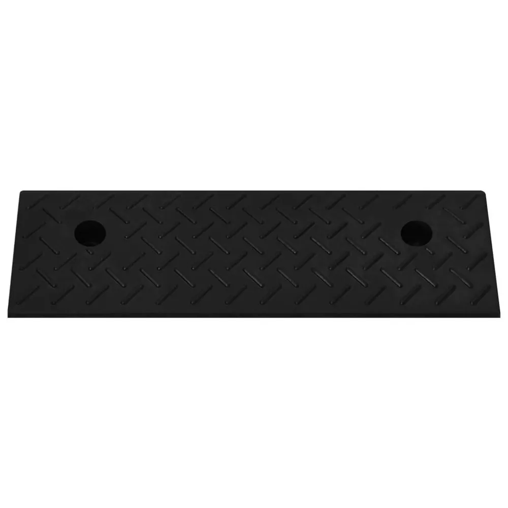 Tampa Rígida para Caçamba Rampas para bermas 2 pcs 50x17,5x5 cm borracha