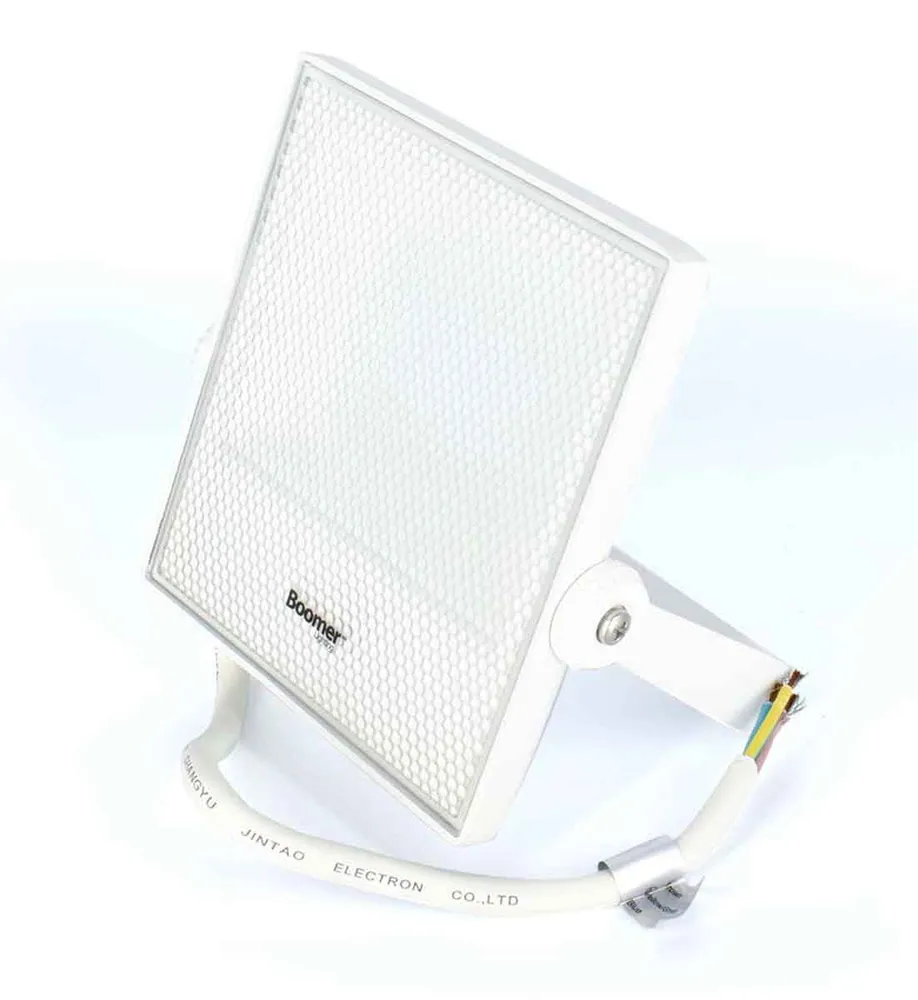 Lampara Ultra Delgado Exterior Led Reflector 30W 6500K Luz Dia Boomer Alta Calidad