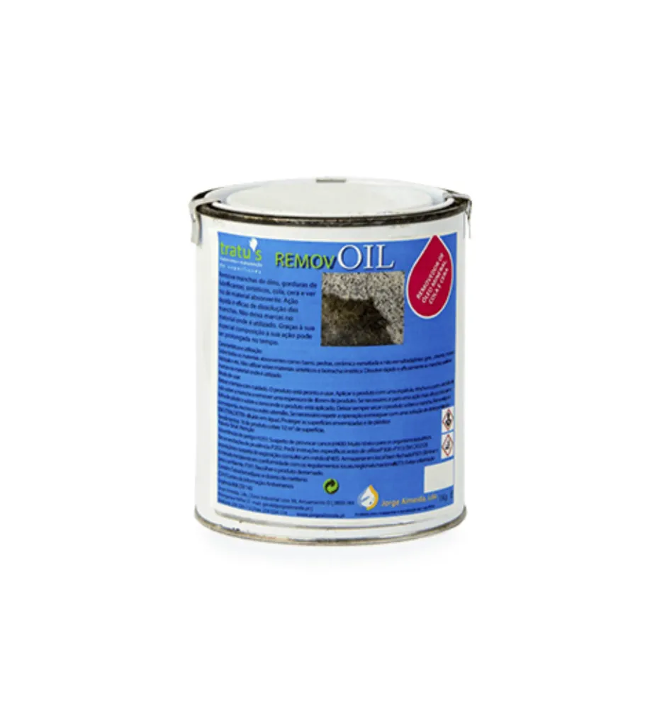 TRATU'S Produto Específico para Retirar Manchas em Materiais Porosos REMOVOIL Lata 400ml