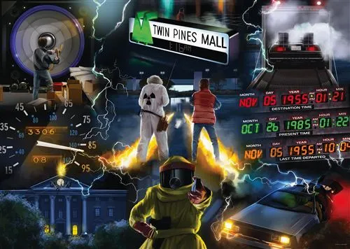Cabos de Vela Puzzle Back to Future Puzzle: Regresso ao Futuro - 1000 Peças - Ravensburger