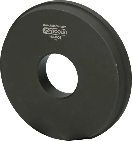 Ferramenta de inserção de rolamento de rolos cônicos KS Tools para BPW, Ø 123 mm, peso: 1560 g, 460.4955