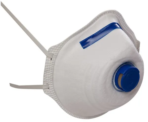 Máscara respiratória EKASTU Safety Mandil FFP2/V, PU: 12 peças, 411281