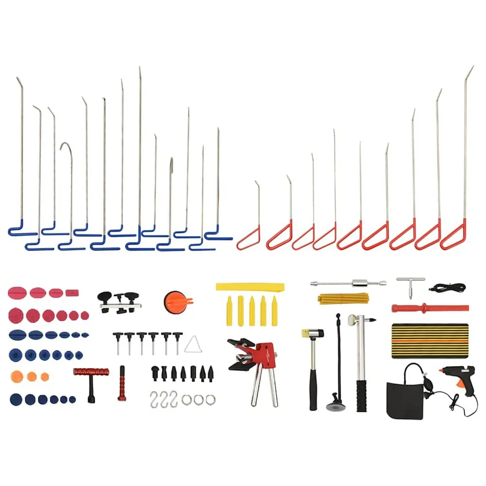 89 pcs conjunto ferramentas reparação de mossas sem repintura com Alta Capacidade de Retenção