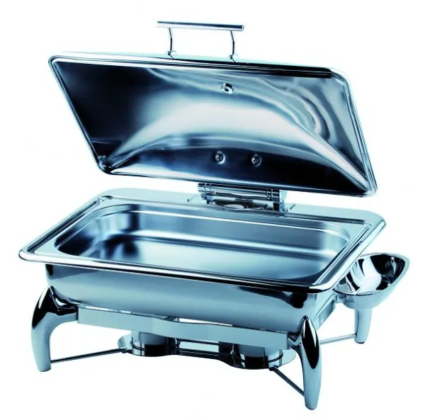 Rechaud APS -GLOBE- GN 1/1, 66,5 x 44 cm, altura: 34 cm, 9 l, ço inoxidável, removível, tampa hidráulica, com base sanduíc...