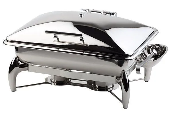 Rechaud APS -GLOBE- GN 1/1, 66,5 x 44 cm, altura: 34 cm, 9 l, ço inoxidável, removível, tampa hidráulica, com base sanduíc...