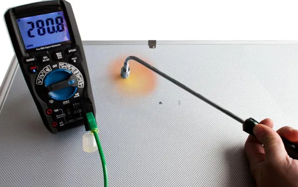 Sensor térmico de superfície de bucha tipo K 1,4cm -50°C +500°C, comprimento do sensor: 35 cm, 100767 com Certificado de C...