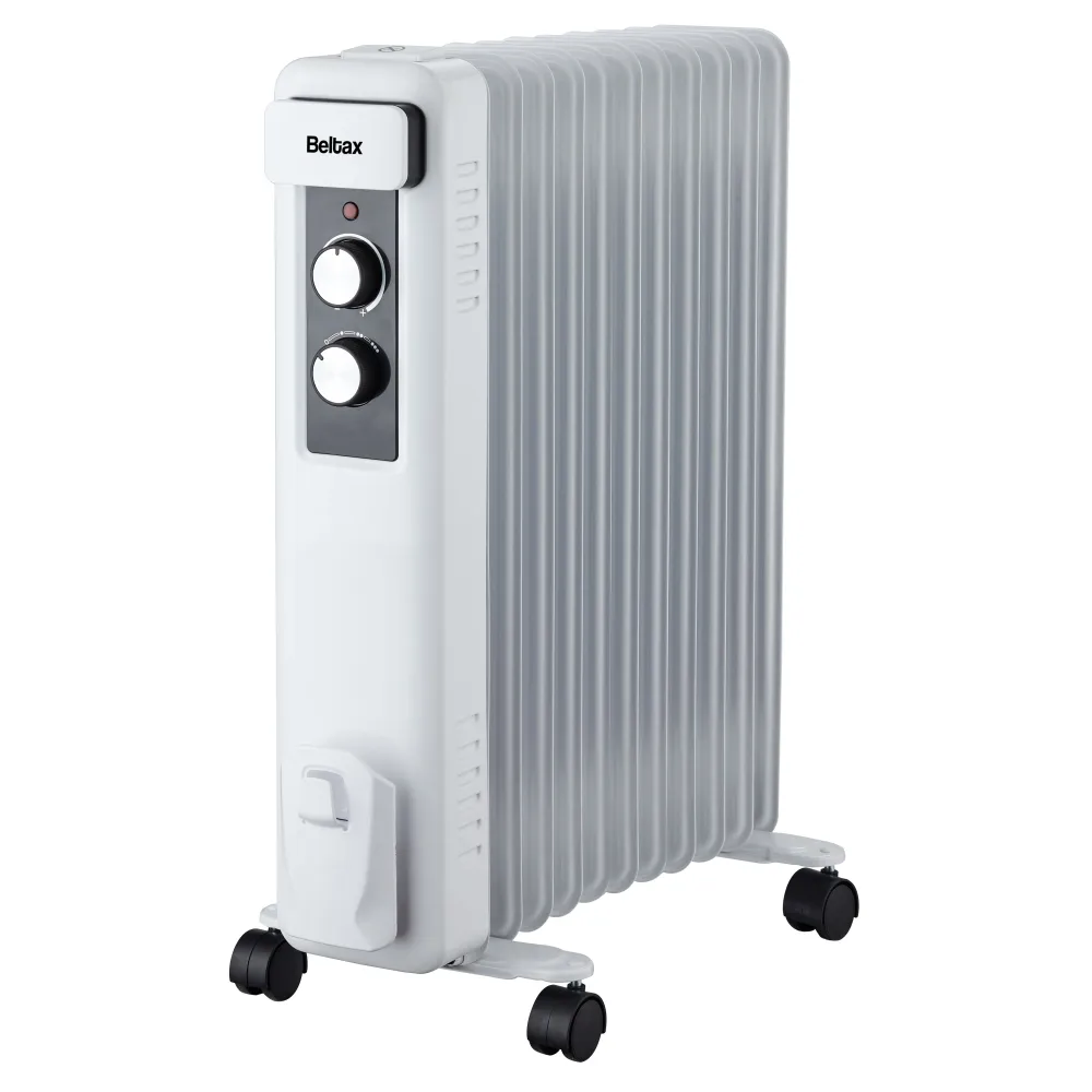 Aquecedor óleo Beltax BOH1117 | 2500W, 11 elementos, Termostato - Compatibilidade Garantida