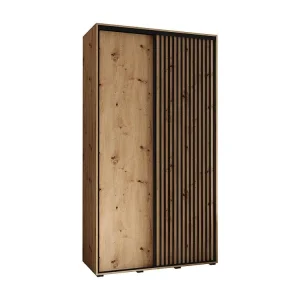 Armário SAPPORO 1 com portas de correr 205,2/140/60 2 puertas (artisan/artisan)