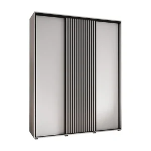 Armário SAPPORO 1 com portas de correr 205,2/190/60 3 puertas (branco/branco)