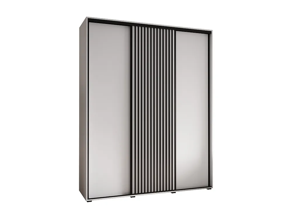 Armário SAPPORO 1 com portas de correr 205,2/190/60 3 puertas (branco/branco)