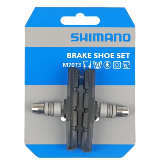 Par de maxilas de travão SHIMANO M70T3 V-Brake