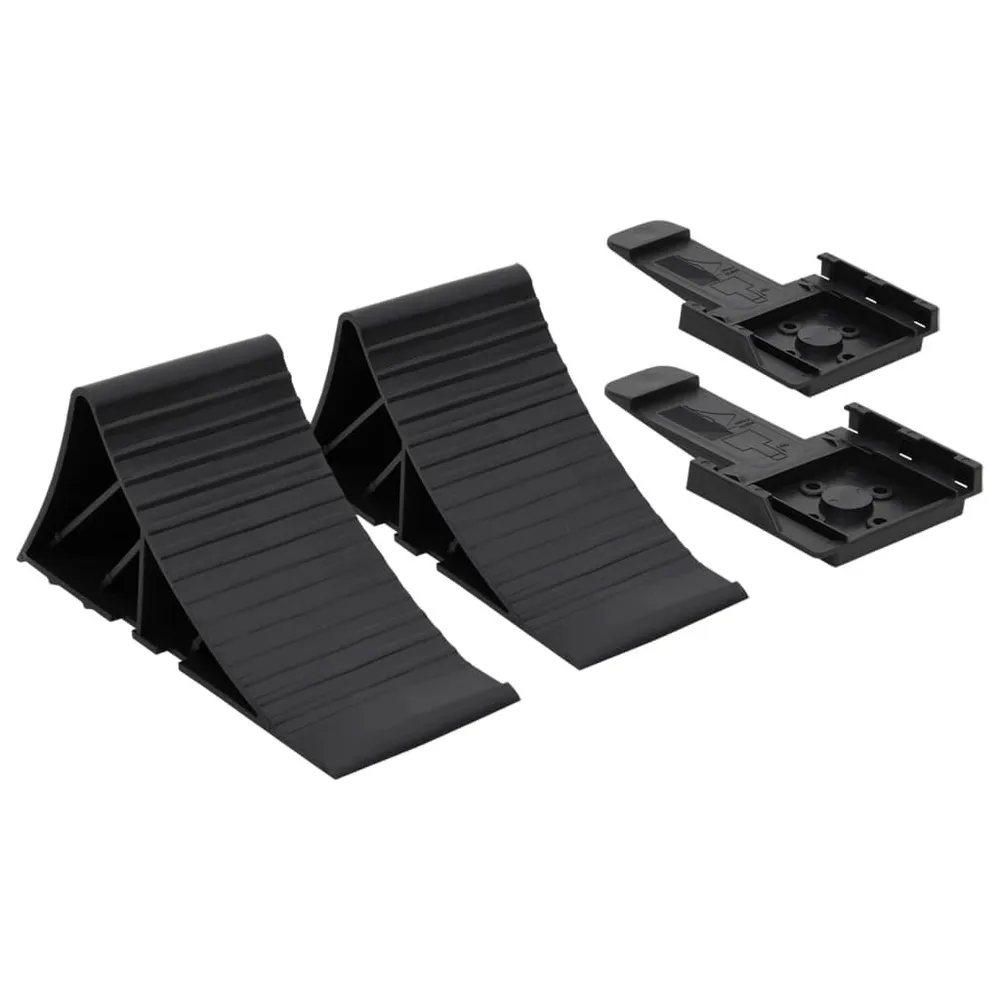 Calços para rodas 2 pcs 25x10x11,5 cm plástico