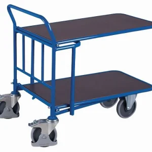 Carrinho VARIOfit C+C com 2 áreas de carga em chapa serigráfica, dimensões externas: 1.140 x 740 x 1.005 mm (LxPxA), sw-60...