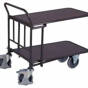 Carrinho VARIOfit C+C com 2 áreas de carga em chapa serigráfica, dimensões externas: 1.140 x 740 x 1.005 mm (LxPxA), sw-60...