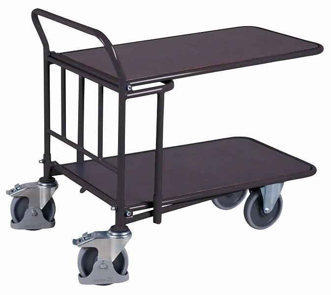 Carrinho VARIOfit C+C com 2 áreas de carga em chapa serigráfica, dimensões externas: 1.140 x 740 x 1.005 mm (LxPxA), sw-60...