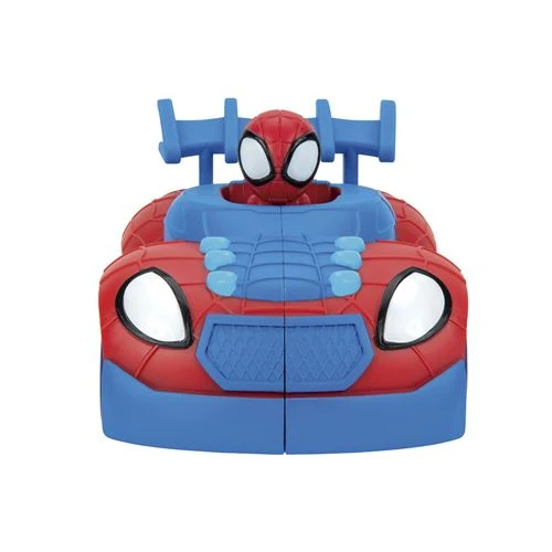 Carro Spidey Stealth Strike 2 1 - Toy Partner com Proteção para Costelas
