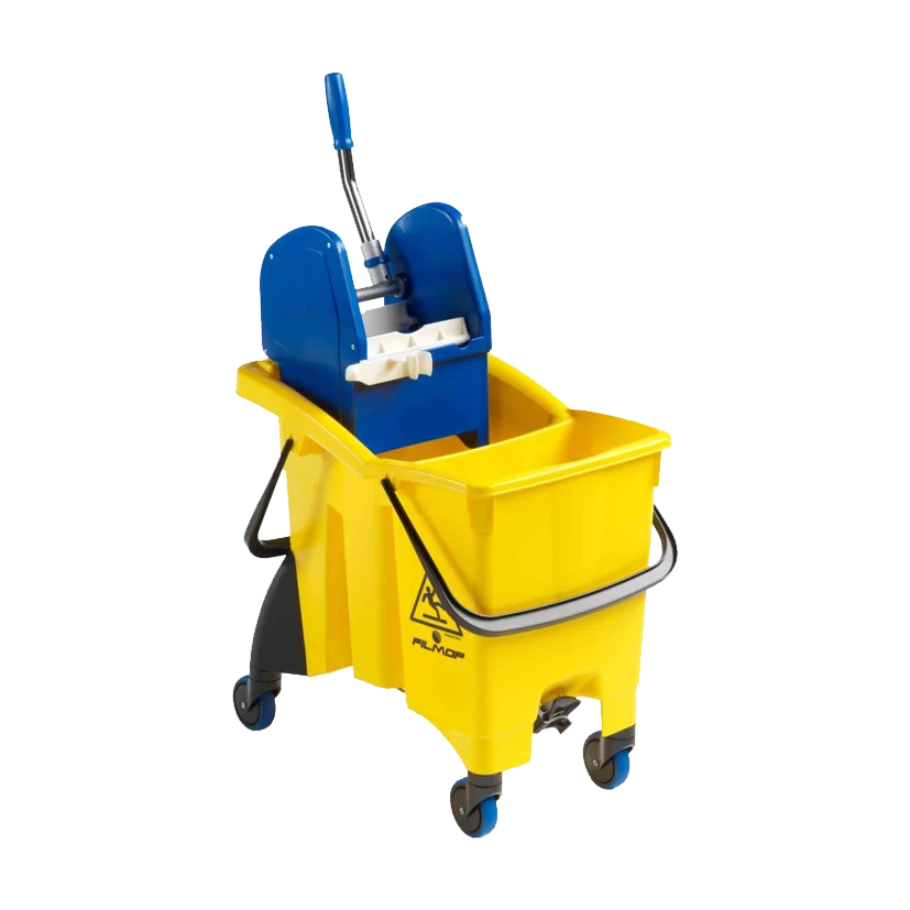 FILMOP Carro Limpeza TWICE com Dois Compartimentos – Médio/Grande Porte com Almofadas de Impacto CE