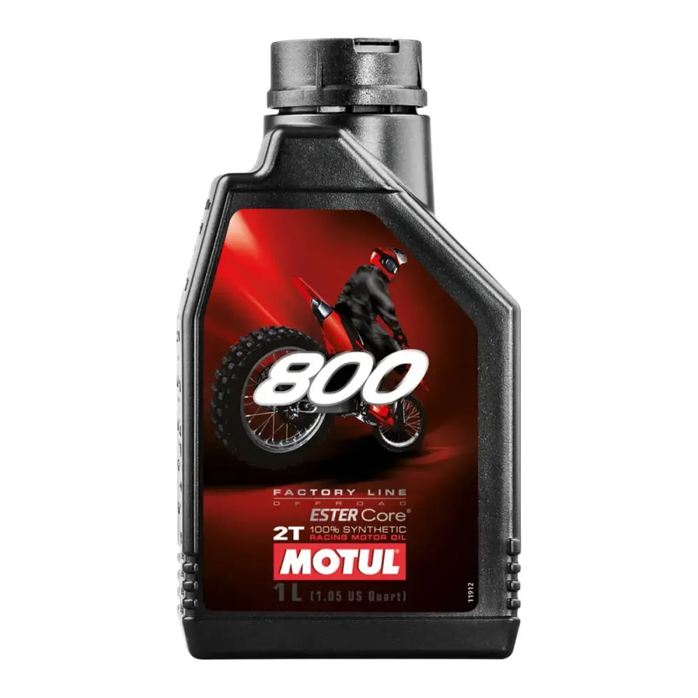 Óleo MOTUL 800 Off Road 2T Kit Completo 5 Peças