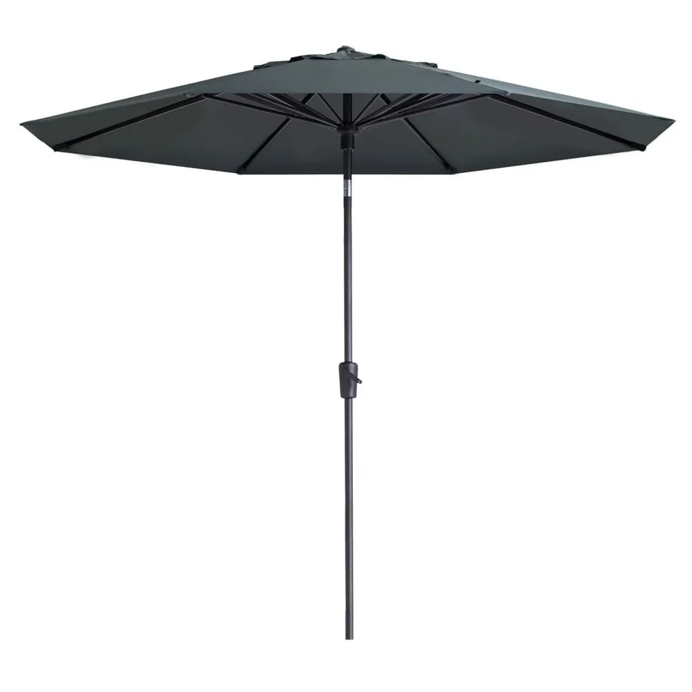 Madison Guarda-sol de jardim Paros II Luxe 300 cm cinzento