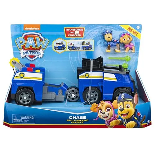 Tecnologia Avançada Paw Patrol Veículos Duplos