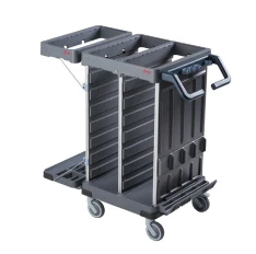 VILEDA Carro de Limpeza Origo2 CX – Carro Versátil com Porta Sacos Abatível para Trilha e Enduro - Tamanho M