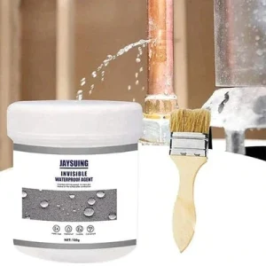 Selante Impermeabilizante Invisível 500g com Pincel – Revestimento Transparente Anti-Vazamento para Banheiros, Telhados e...