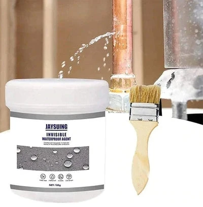 Selante Impermeabilizante Invisível 500g com Pincel – Revestimento Transparente Anti-Vazamento para Banheiros, Telhados e...