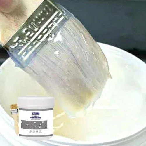 Selante Impermeabilizante Invisível 500g com Pincel – Revestimento Transparente Anti-Vazamento para Banheiros, Telhados e...