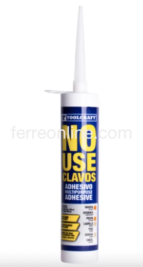 ADHESIVO NO USE CLAVOS 300ML TOOLCRAFT TC5373 (NO MAS CLAVOS)